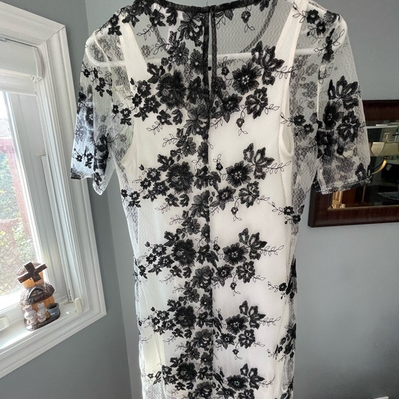 NWOT - BCBG XXS Lace Overlay Dress - Picture 3 of 5